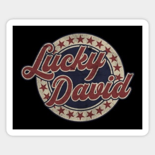 Lucky David (vintage) Magnet